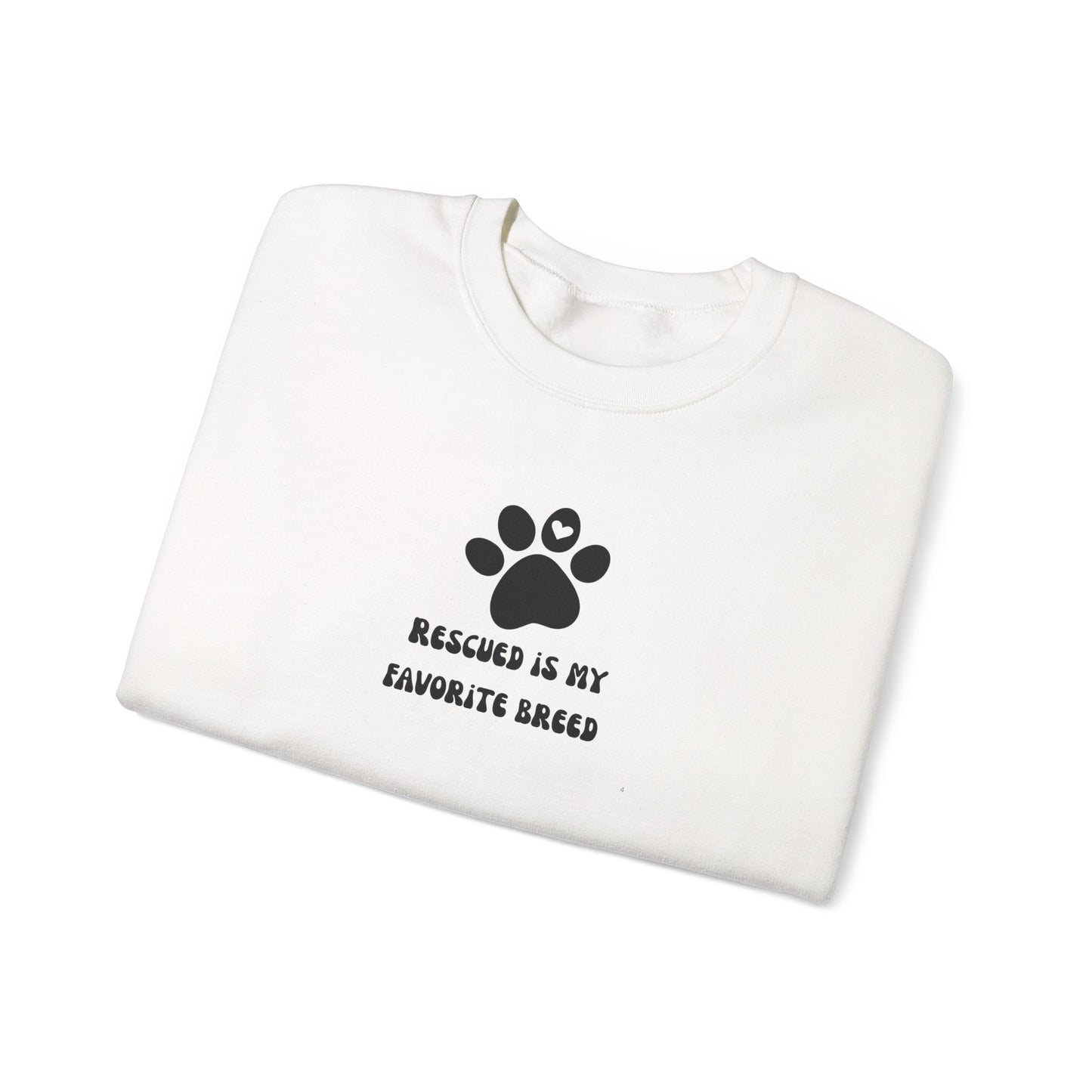 Rescue Paw Print Sweatshirt