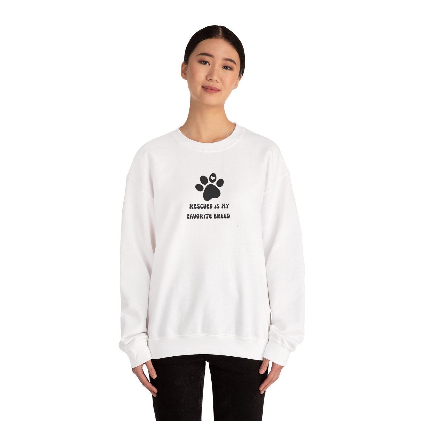 Rescue Paw Print Sweatshirt
